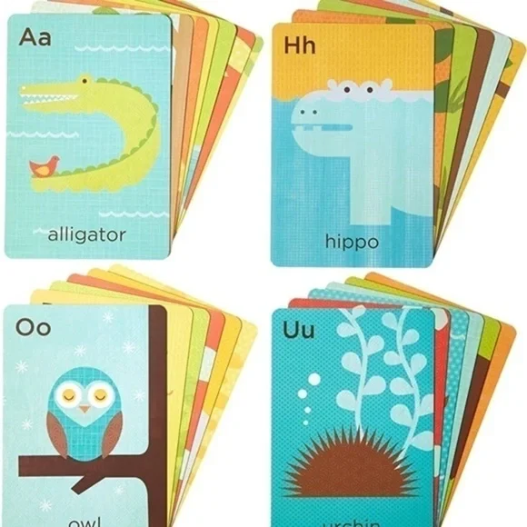 Petit Collage Alphabet A-Z Animals Cards - Picture 8 of 14